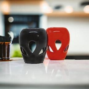 Foto de HORNILLO OVAL CON HOJAS 9CM.