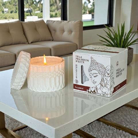 Foto de VELAS AROMANZA PREMIUM WHITE