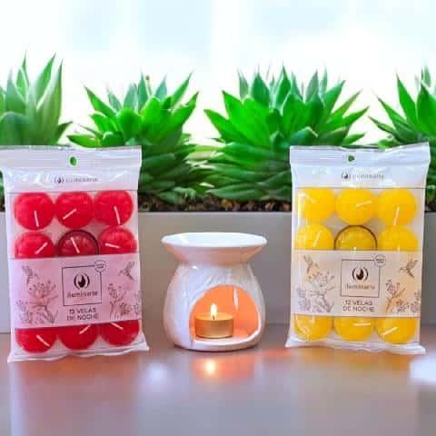 Foto de VELAS DE NOCHE X 12 COLORES